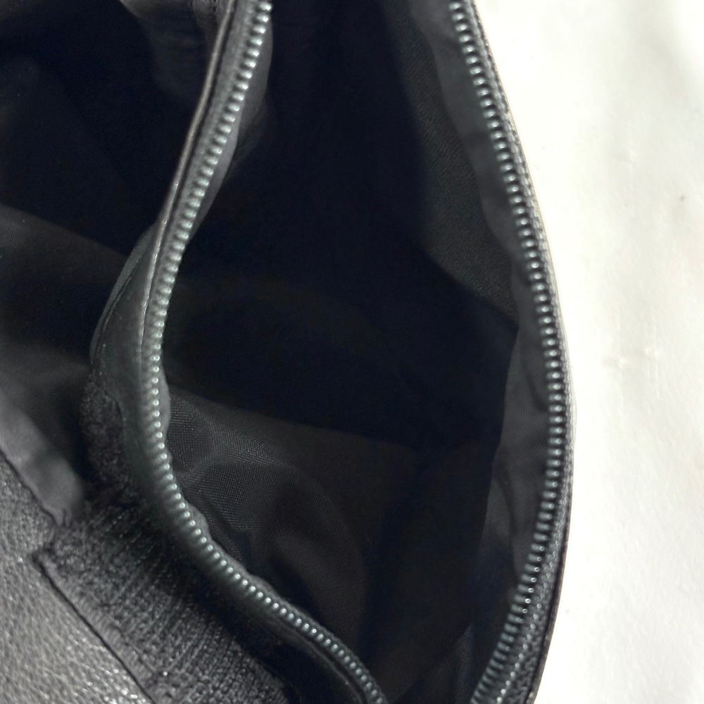Hobo International Backpack Black Leather Vintage Zip Pocket Mini Bag 90's - Picture 8 of 11